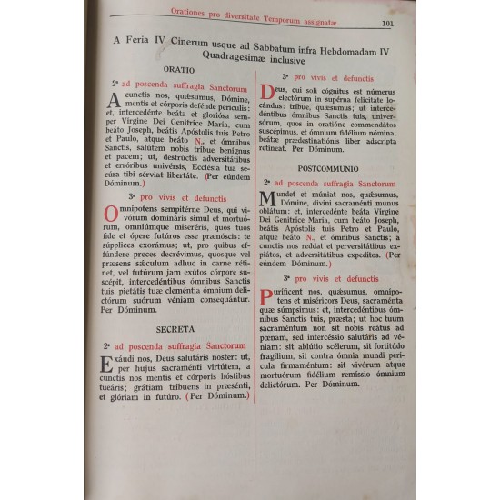 Missale Romanum Ex Decreto Sacrosancti, Marietti, Maurilius, Tituli S. Marcelli S. R. E. Presbyter Cardinalis, Edição de 1956