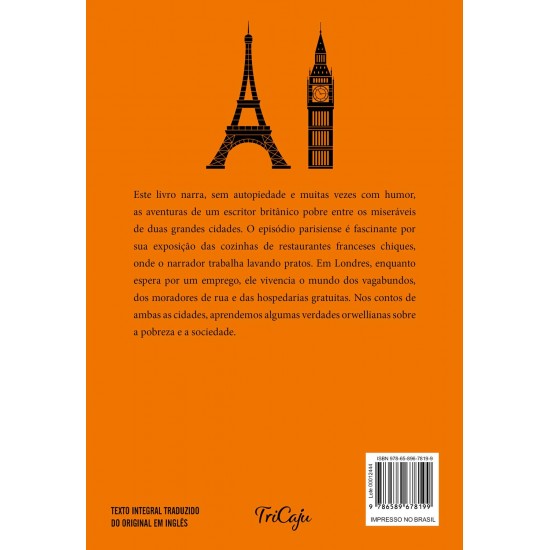 Na Pior em Paris e Londres, George Orwell Na Pior em Paris e Londres, George Orwell