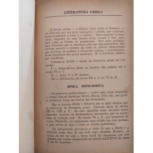 Noções de História das Literaturas, Manuel Bandeira, Primeira Edição de 1940, Capa de Luxo Noções de História das Literaturas, Manuel Bandeira, Primeira Edição de 1940, Capa de Luxo