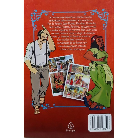 O Cortiço em Quadrinhos, Aluísio Azevedo