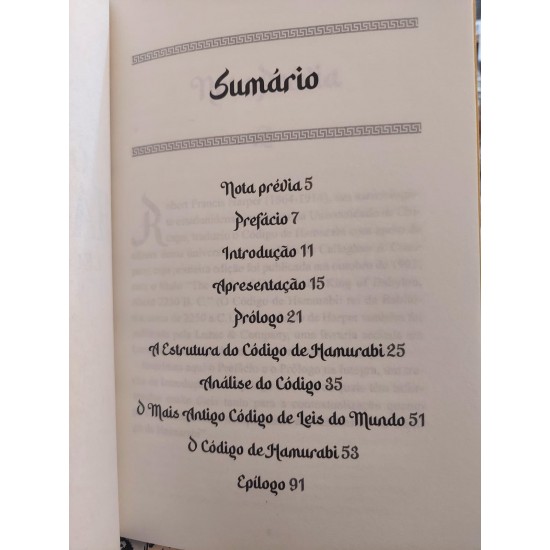 O Código de Hamurabi, Lei das XII Tábuas, Camelot Editora
