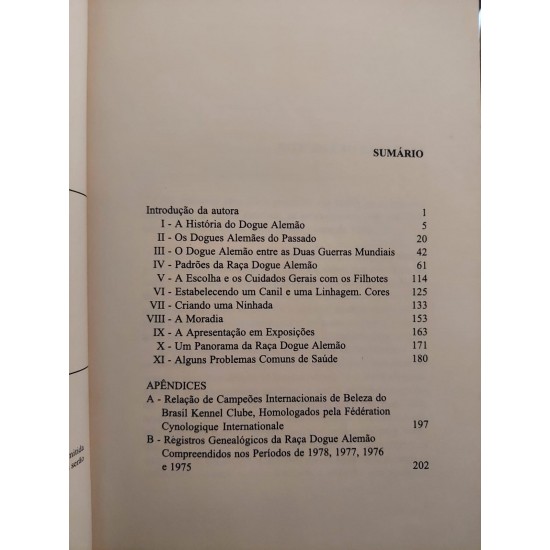 O Dogue Alemão, Jean Lanning, Editora Nobel O Dogue Alemão, Jean Lanning, Editora Nobel