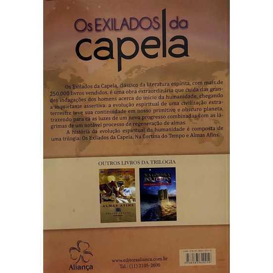 Os Exilados da Capela, Edgard Armond, Editora Aliança Os Exilados da Capela, Edgard Armond, Editora Aliança