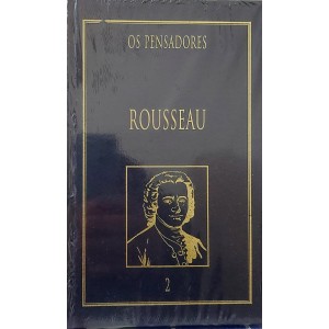 Os Pensadores, Rousseau, Capa Dura de Luxo em Azul, Nova Cultural Os Pensadores, Rousseau, Capa Dura de Luxo em Azul, Nova Cultural