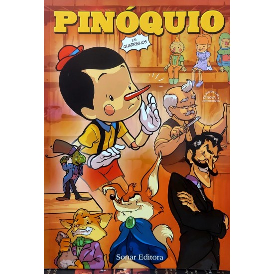 Pinóquio em Quadrinhos, Adaptação do Clássico da Literatura de Carlo Collodi