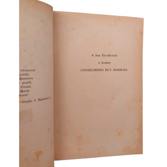 Poemas Bravios, Catullo da Paixão Cearense, Capa de Luxo, Edição de 1939. Apresentação de Ruy Barbosa