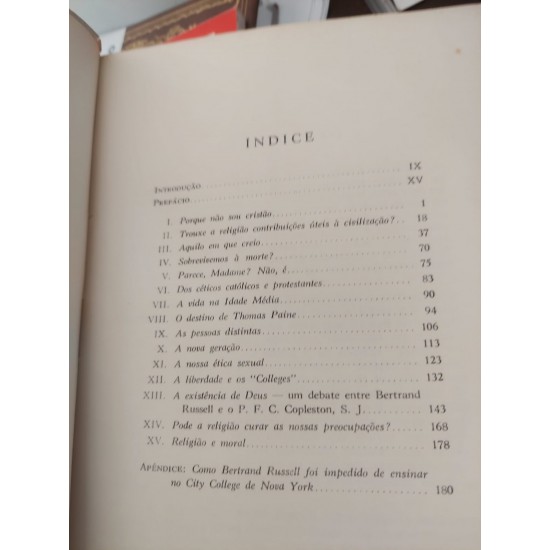 Porque Não Sou Cristão, Bertrand Russell
