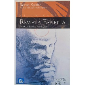 Revista Espírita Ano X 1867, Jornal de Estudos Psicológicos, Allan Kardec