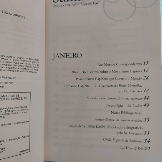 Revista Espírita Ano X 1867, Jornal de Estudos Psicológicos, Allan Kardec Revista Espírita Ano X 1867, Jornal de Estudos Psicológicos, Allan Kardec