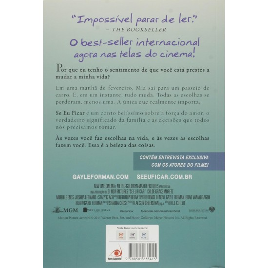 Se Eu Ficar, Gayle Forman