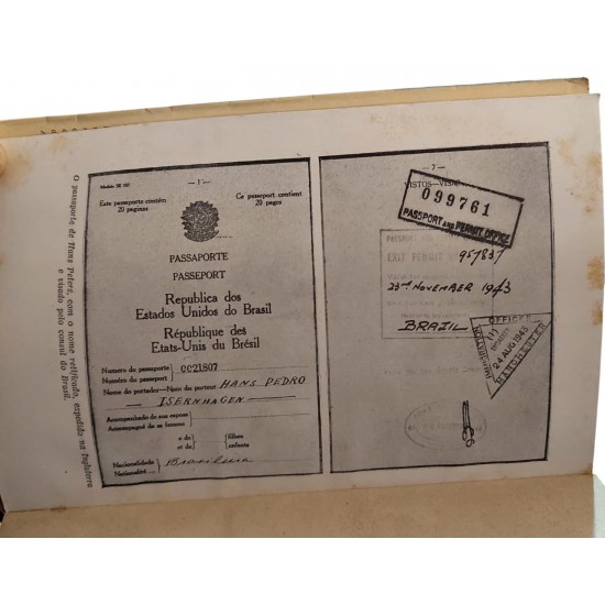 Só Meu Sangue é Alemão. Confissões de Hans Peters, Marinheiro de Hitler, David Nasser, Edição 1944 Só Meu Sangue é Alemão. Confissões de Hans Peters, Marinheiro de Hitler, David Nasser, Edição 1944