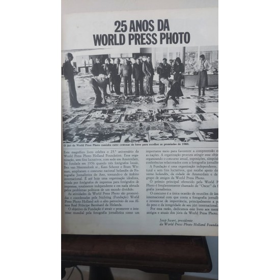 Testemunha Ocular, 25 Anos Através das Melhores Fotos Jornalísticas. Comentários de Harold Evans, Editor do London Times