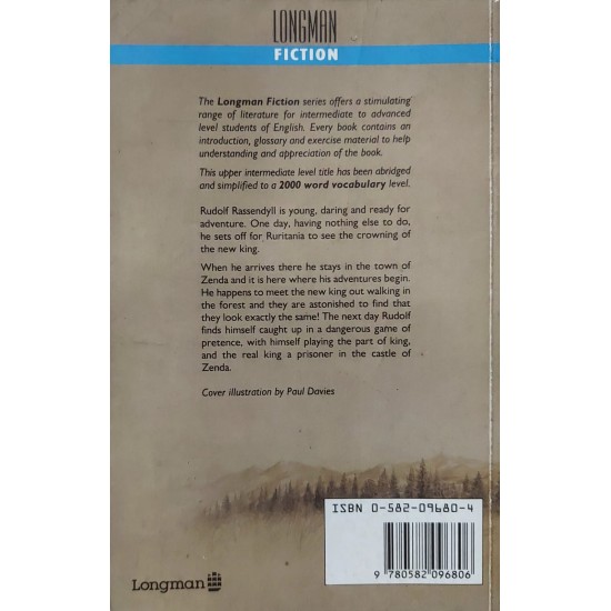 The Prisioner Of Zenda, Anthony Hope, Longman Fiction, Simplified Edition