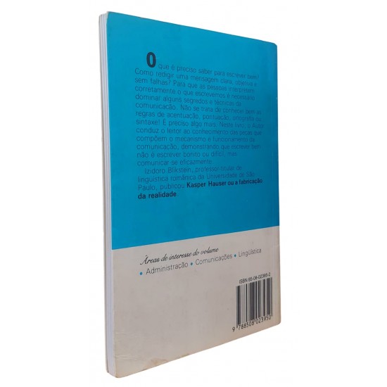 Técnicas de Comunicação Escrita, Izidoro Blikstein Técnicas de Comunicação Escrita, Izidoro Blikstein