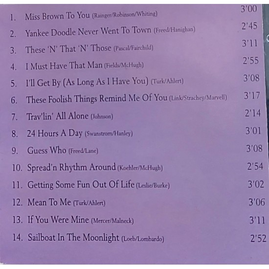 Cd Billie Holiday, The Great, Volume 2