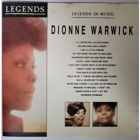 Cd Dione Warwick, Legends in Music