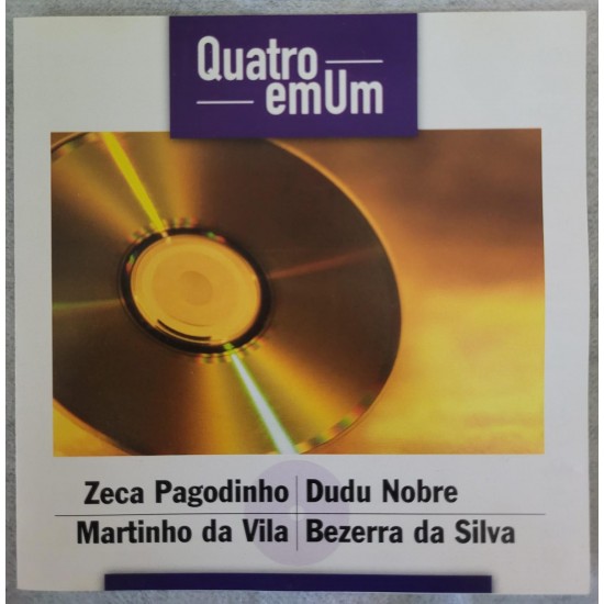 Cd Quatro em Um, Zeca Pagodinho, Dudu Nobre, Martinho da Vila, Bezerra da Silva Cd Quatro em Um, Zeca Pagodinho, Dudu Nobre, Martinho da Vila, Bezerra da Silva